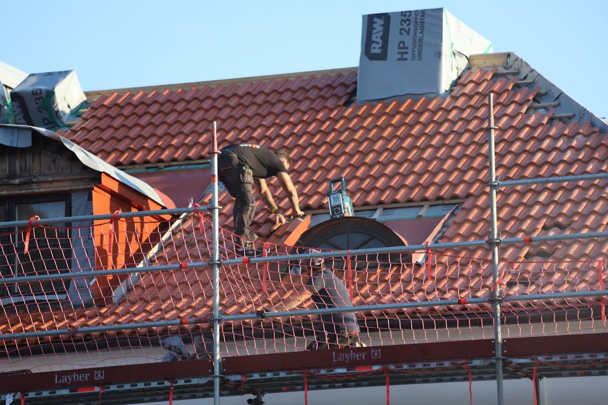 Peak Roofing Co. professional at work